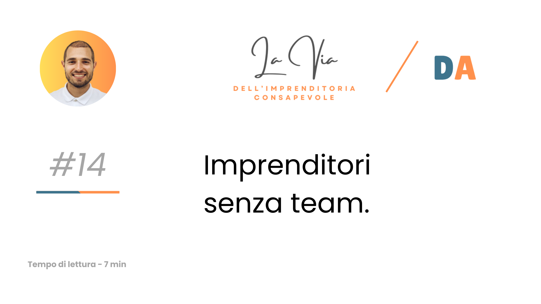 Imprenditori senza team